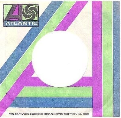 Atlantic / Logo on Upper Left Corner / White-Blue-Green-Purple-Dark Blue (Record Company Sleeve, 7&quot;)