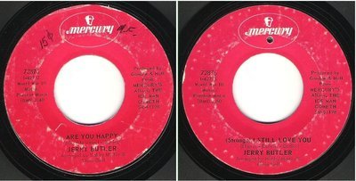 Butler, Jerry / Are You Happy (1968) / Mercury 72876 (Single, 7" Vinyl)