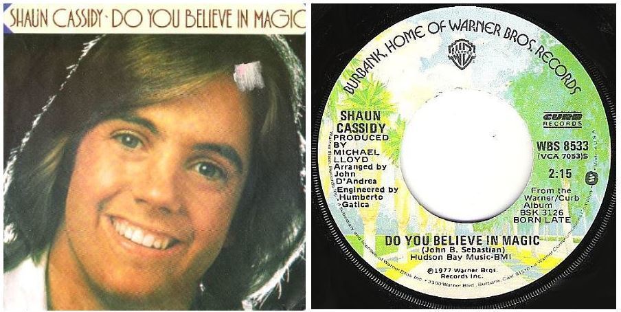Cassidy, Shaun / Do You Believe In Magic (1978) / Warner Bros. WBS-8533 (Single, 7&quot; Vinyl)