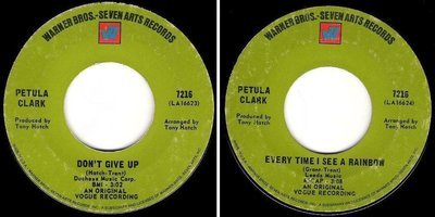Clark, Petula / Don&#39;t Give Up (1968) / Warner Bros. 7216 (Single, 7&quot; Vinyl)