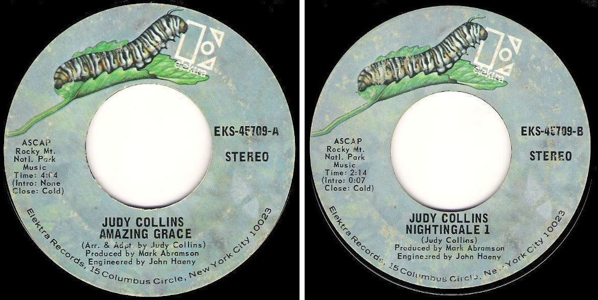 Collins, Judy / Amazing Grace (1970) / Elektra EKS-45709 (Single, 7&quot; Vinyl)