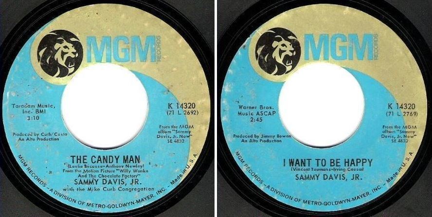 Davis, Sammy (Jr.) / The Candy Man (1972) / MGM K-14320 (Single, 7" Vinyl)