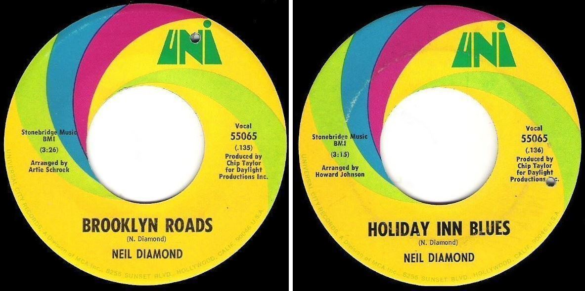 Diamond, Neil / Brooklyn Roads (1968) / Uni 55065 (Single, 7" Vinyl)