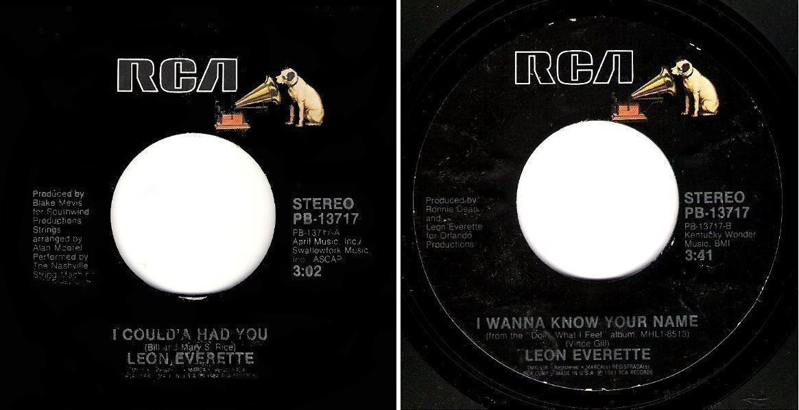 Everette, Leon / I Could'a Had You (1984) / RCA PB-13717 (Single, 7" Vinyl)