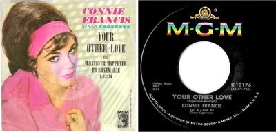 Francis, Connie / Your Other Love (1963) / MGM K-13176 (Single, 7&quot; Vinyl)