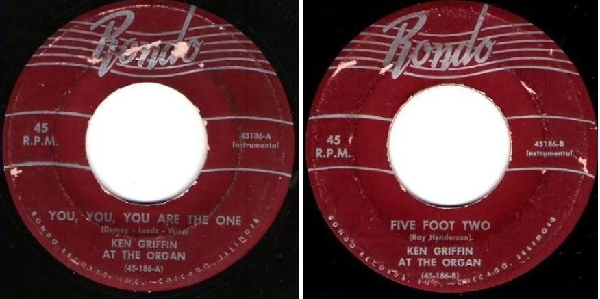 Griffin, Ken / You, You, You Are the One (1949) / Rondo 45186 (Single, 7" Vinyl)