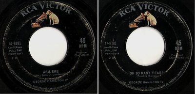 Hamilton, George (IV) / Abilene (1963) / RCA Victor 47-8181 (Single, 7&quot; Vinyl)