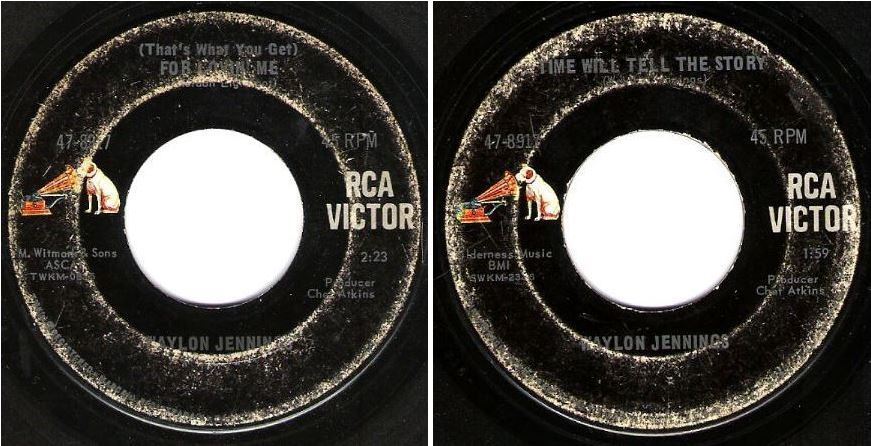 Jennings, Waylon / (That&#39;s What You Get) For Lovin&#39; Me (1966) / RCA Victor 47-8917 (Single, 7&quot; Vinyl)