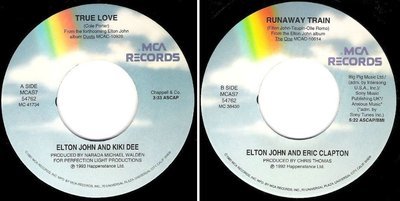 John, Elton (+ Kiki Dee) / True Love (1993) / MCA MCAS7-54762 (Single, 7&quot; Vinyl)