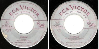 King, Wayne / Josephine (1951) / RCA Victor 27-0023 (Single, 7" Vinyl)