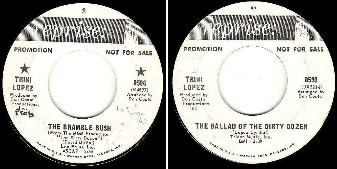 Lopez, Trini / The Bramble Bush (1967) / Reprise 0596 (Single, 7" Vinyl) / Promo