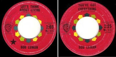 Luman, Bob / Let's Think About Living (1960) / Warner Bros. WA-5172 (Single, 7" Vinyl)
