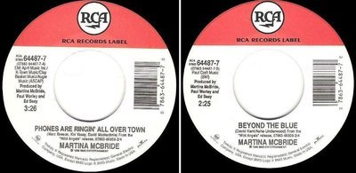 McBride, Martina / Phones Are Ringin&#39; All Over Town (1996) / RCA 64487-7 (Single, 7&quot; Vinyl)