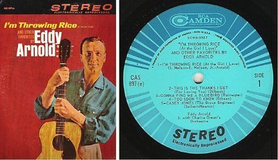 Arnold, Eddy / I&#39;m Throwing Rice (At the Girl I Love) and Other Favorites (1965) / RCA Camden CAS-897