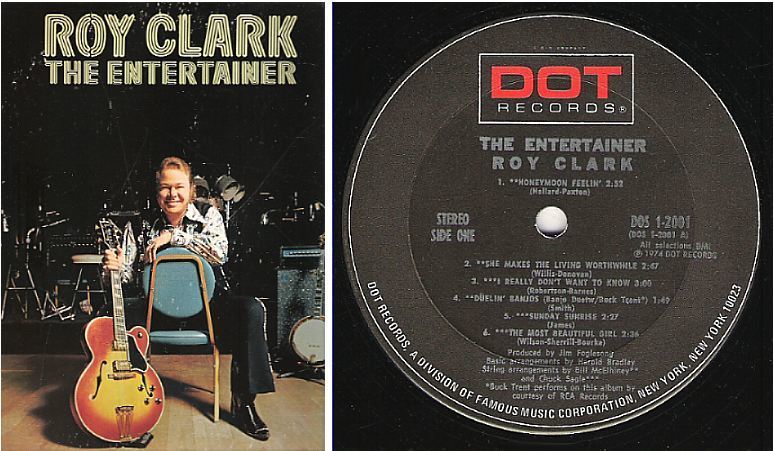 Clark, Roy / The Entertainer (1974) / Dot DOS 1-2001 (Album, 12" Vinyl)