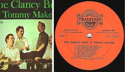 Clancy Brothers, The / The Clancy Brothers + Tommy Makem (1961) / Tradition TR-1042 (Album, 12&quot; Vinyl)