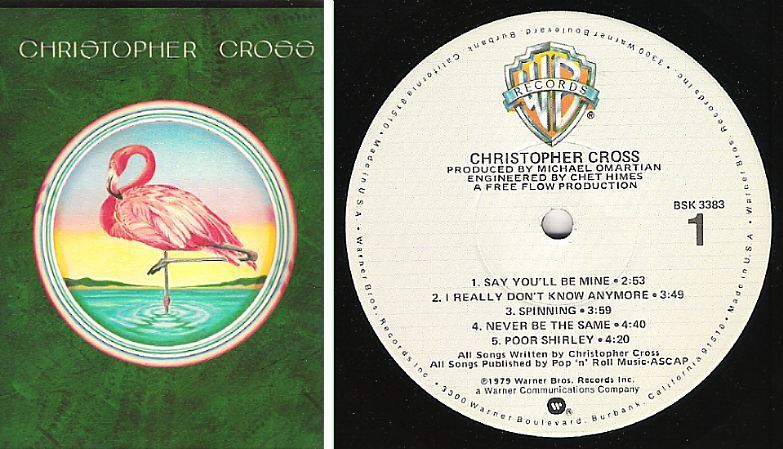 Cross, Christopher / Christopher Cross (1979) / Warner Bros. BSK-3383 (Album, 12" Vinyl)