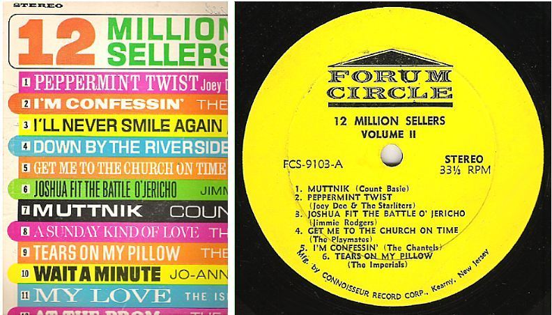 Various Artists / 12 Million Sellers - Volume II (1964) / Forum Circle FCS-9103