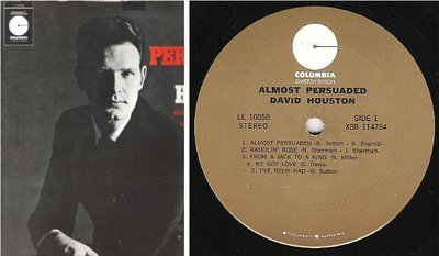 Houston, David / Almost Persuaded (1966) / Columbia Limited Edition LE-10050