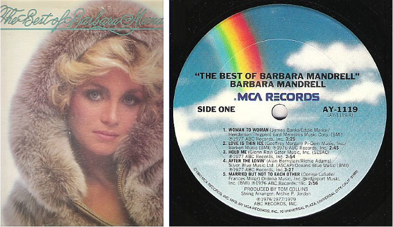 Mandrell, Barbara / The Best of Barbara Mandrell (1980) / MCA AY-1119
