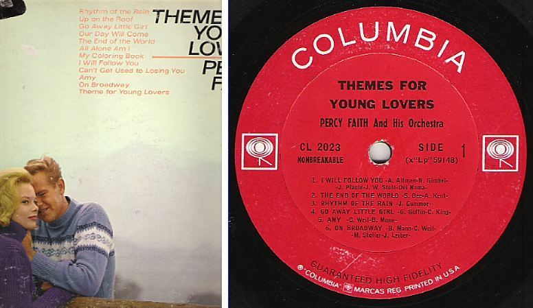 Faith, Percy / Themes For Young Lovers (1963) / Columbia CL-2023 (Album, 12" Vinyl)