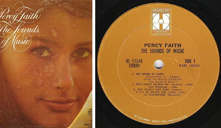 Faith, Percy / The Sounds of Music (1969) / Harmony HS-11348 (Album, 12" Vinyl)