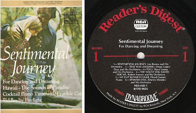 Various Artists / Sentimental Journey (1973) / Reader&#39;s Digest RS4-002-D / Two LP Set