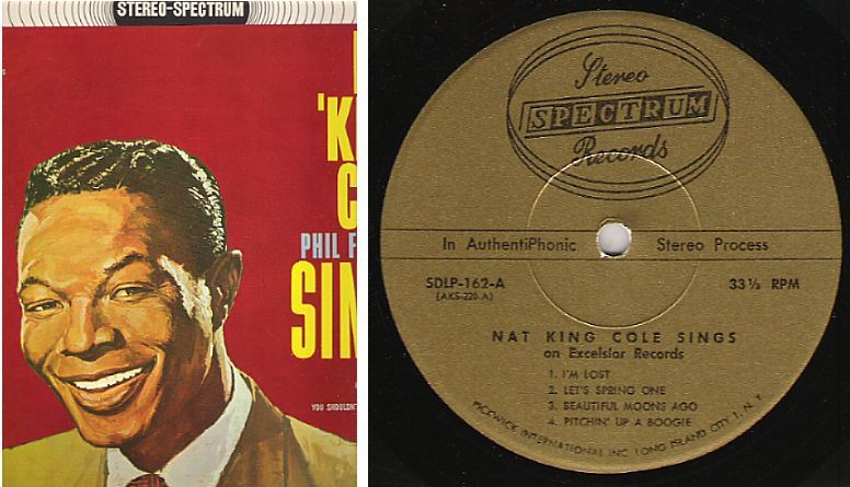 Cole, Nat King (+ Phil Flowers) / Nat King Cole Sings (1962) / Design SDLP-162 (Album, 12" Vinyl)
