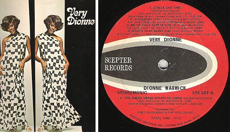 Warwick, Dionne / Very Dionne (1970) / Scepter SPS-587