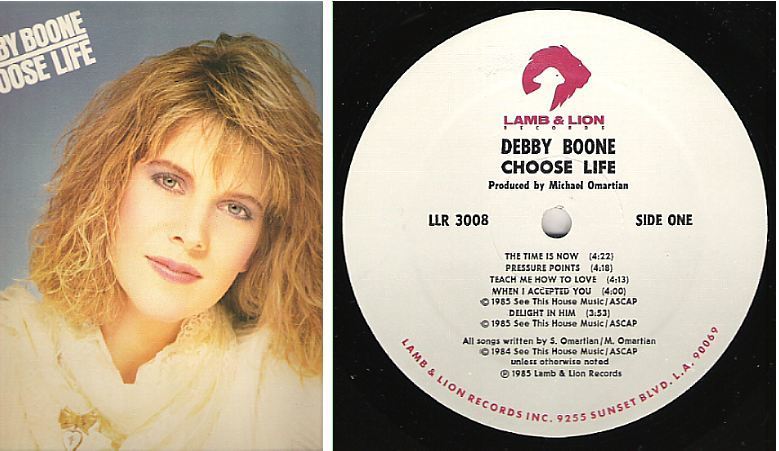 Boone, Debby / Choose Life (1985) / Lamb + Lion LLR-3008 (Album, 12" Vinyl)