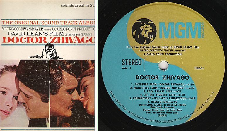 Jarre, Maurice / Doctor Zhivago - Soundtrack (1966) / MGM ISE-6ST