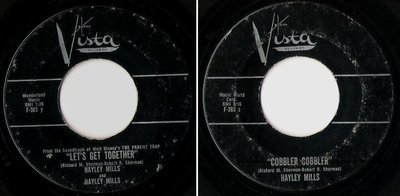 Mills, Hayley / Let&#39;s Get Together (1961) / Buena Vista F-385 (Single, 7&quot; Vinyl)