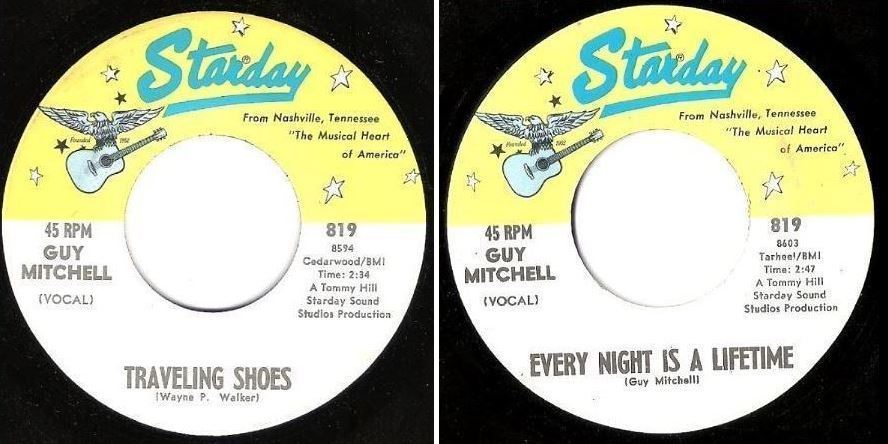 Mitchell, Guy / Traveling Shoes (1967) / Starday 819 (Single, 7&quot; Vinyl)