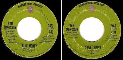 Morrison, Van / Blue Money (1971) / Warner Bros. 7462 (Single, 7" Vinyl)