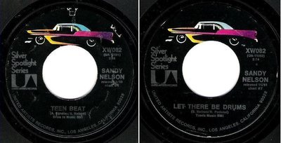 Nelson, Sandy / Teen Beat (1973) / United Artists XW082 (Single, 7&quot; Vinyl)