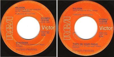 Nilsson / Spaceman (1972) / RCA Victor 74-0788 (Single, 7" Vinyl)