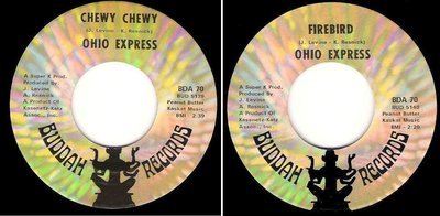 Ohio Express / Chewy Chewy (1968) / Buddah BDA-70 (Single, 7&quot; Vinyl)