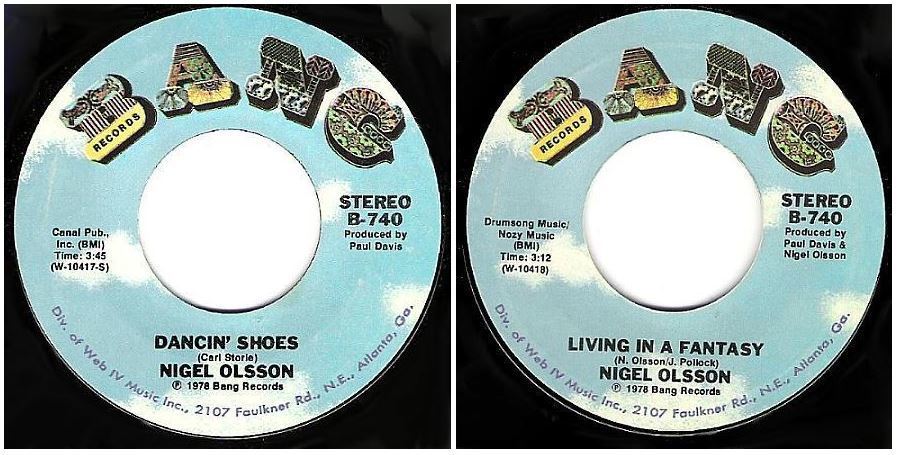 Olsson, Nigel / Dancin' Shoes (1978) / Bang B-740 (Single, 7" Vinyl)