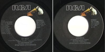 Presley, Elvis / My Way (1977) / RCA PB-11165 (Single, 7&quot; Vinyl)