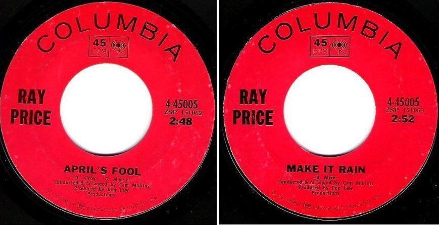 Price, Ray / April&#39;s Fool (1969) / Columbia 4-45005 (Single, 7&quot; Vinyl)
