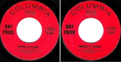 Price, Ray / April&#39;s Fool (1969) / Columbia 4-45005 (Single, 7&quot; Vinyl)