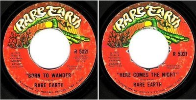 Rare Earth / Born To Wander (1970) / Rare Earth R-5021 (Single, 7&quot; Vinyl)