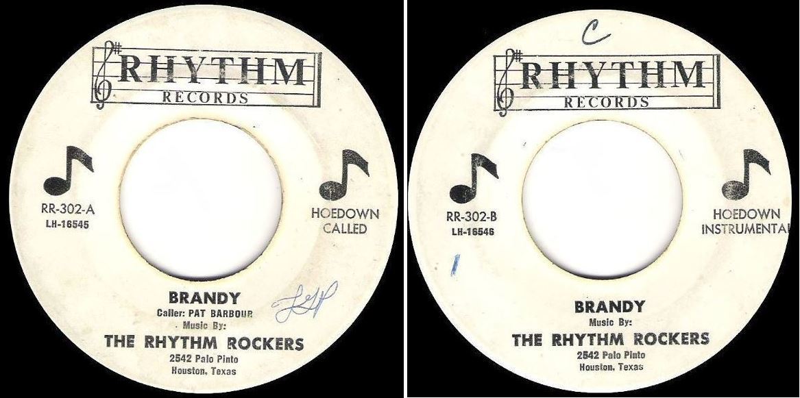Rhythm Rockers, The / Brandy / Rhythm Records RR-302 (Single, 7&quot; Vinyl)