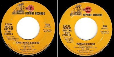 Rogers, Kenny (+ The First Edition) / Something&#39;s Burning (1970) / Reprise 0888 (Single, 7&quot; Vinyl)