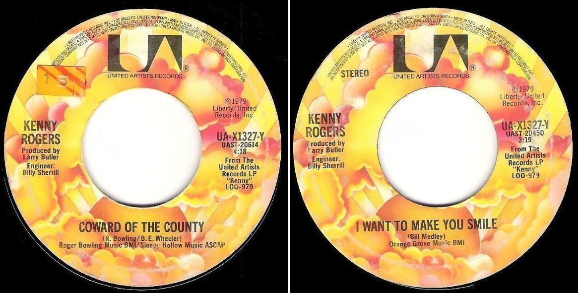 Rogers, Kenny / Coward of the County (1979) / United Artists UA-X1327-Y (Single, 7&quot; Vinyl)