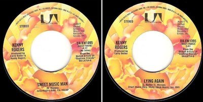 Rogers, Kenny / Sweet Music Man (1977) / United Artists UA-XW1095 (Single, 7&quot; Vinyl)