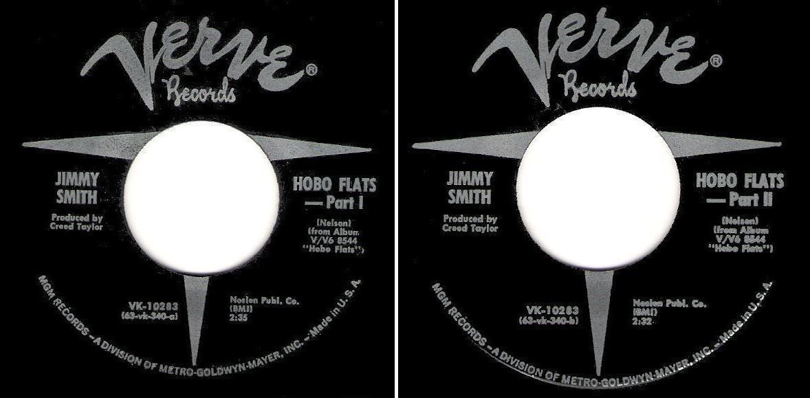 Smith, Jimmy / Hobo Flats (1963) / Verve VK-10283 (Single, 7" Vinyl)