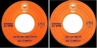 Stampley, Joe / There She Goes Again (1976) / Epic 8-50316 (Single, 7&quot; Vinyl)