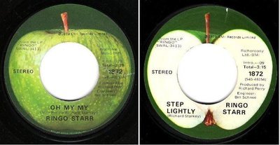 Starr, Ringo / Oh My My (1974) / Apple 1872 (Single, 7&quot; Vinyl)