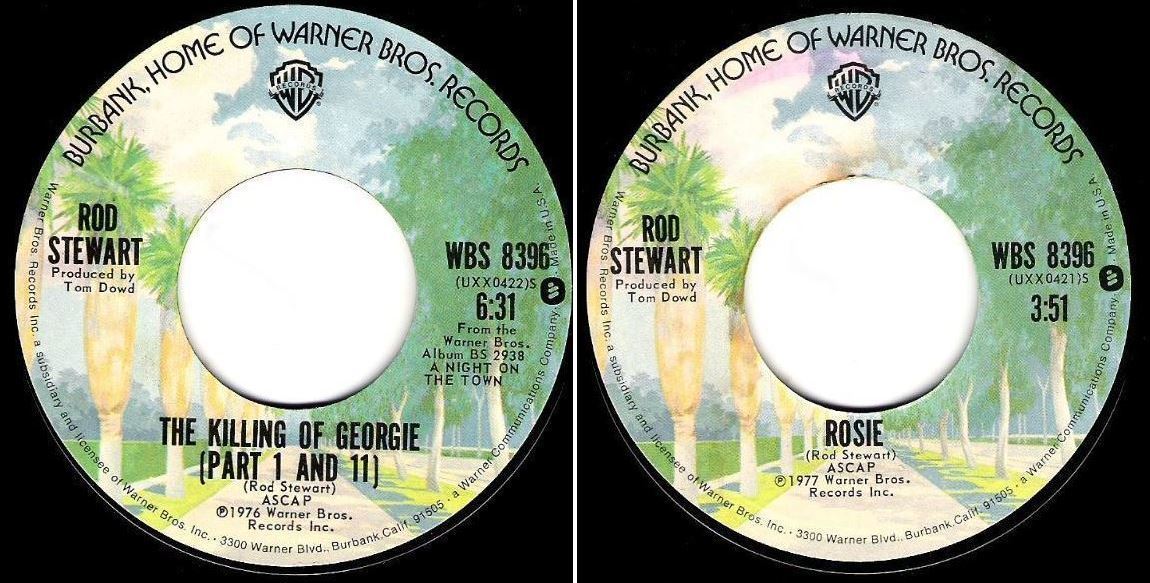 Stewart, Rod / The Killing of Georgie (1977) / Warner Bros. WBS-8396 (Single, 7&quot; Vinyl)